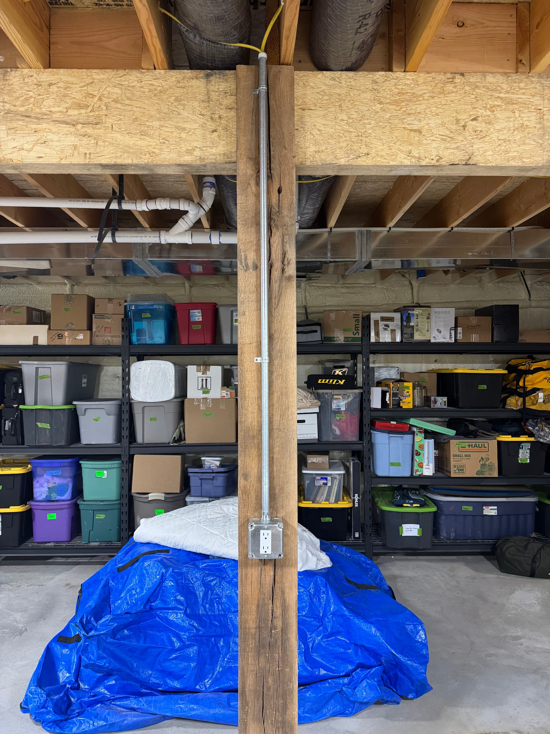 Gallery photos for Basement Upgrade with New Outlets in Cameron: Image #1