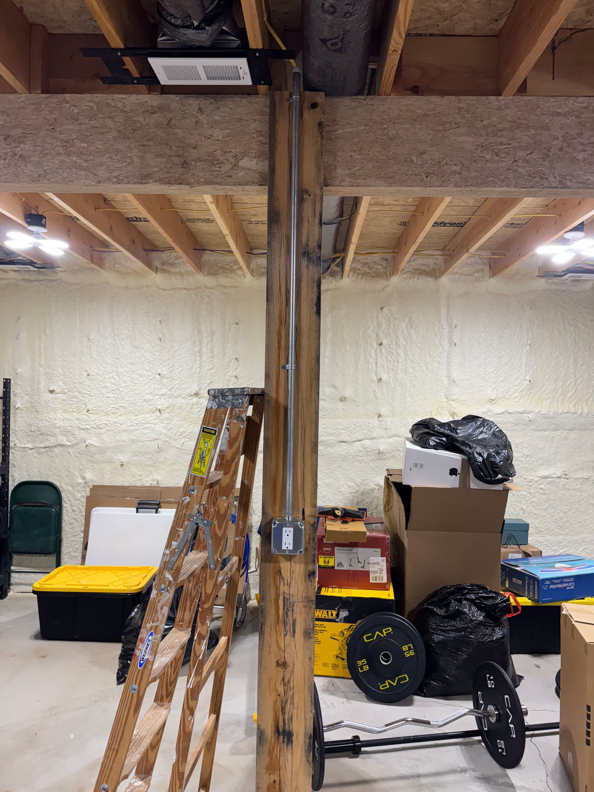 Gallery photos for Basement Upgrade with New Outlets in Cameron: Image #2